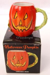 Susan Winget Halloween PUMPKIN Jack Lantern Coffee Mug